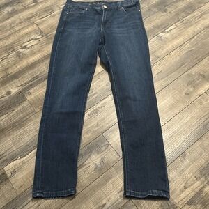 Melissa McCarthy x Seven7 Jeans Womens 8 Blue Dark Wash Girlfriend  Casual